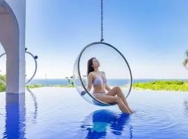 地中海海景包棟民宿 無邊際泳池 Ktv 麻將 月光小島酒吧