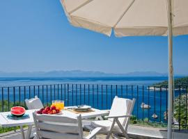 Villa Natura,infinity pool villa overlooking the Aegean, hotelli kohteessa Stafylos