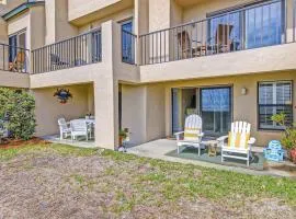 Beachfront condo with outdoor pool, patio & washer/dryer - dog-friendly
