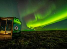 Tiny Glass lodge Experience The Nature, hotel em Selfoss