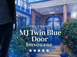 MJ twin blue door imsouane