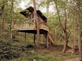 Magical Tree House Rental near Kansas City for Glamping in Missouri, glamping a Excelsior Springs