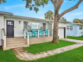 Beach house & backyard oasis with private pool - short walk to beach