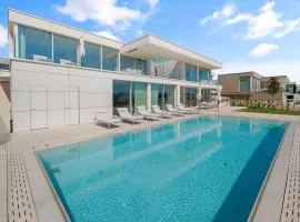 Luxury villa with pool at seaside resort
