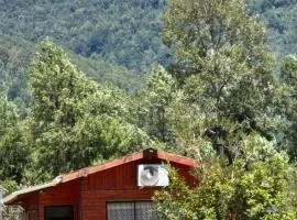 Cabaña Quintuman en Choshuenco camino Huilo Huilo