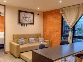 Suite para 5 con Vista, Pool, Gym, Col Americana 701