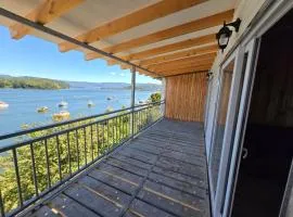 Cabañas con hermosa vista al rio