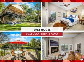 Waterfront Dock Fire Pit Book for Wurstfest Family