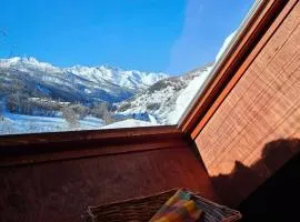 joli studio vue montagne