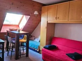 joli studio vue montagne