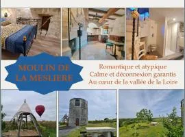 Moulin à vent romantique et atypique en Touraine