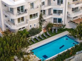 Luxury SeaView Villa Pool-Bbq, hotel a Neos Voutzas