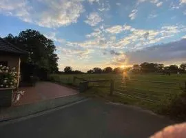 Schöne Wohnung an einer Pferdeweide