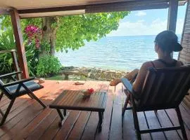 La PERLE de MOOREA Fare MOANA ITI Bord de lagon Baie d'OPUNOHU