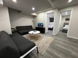 Beautiful Newly Built 2 Bedrooms Basement Apartment in Milton ,Sleeps 6