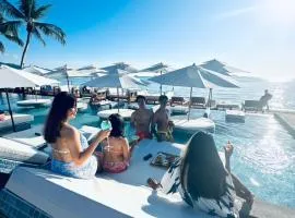 Miracle Beach Club Resort With Luxury Sunbeds include Free credit for redeemable food & drinks