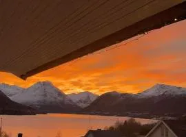Cozy apartment by fjord and northern lights opportunities
