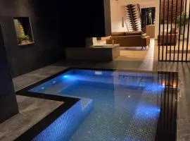 loft piscine a debordement jacuzzi sauna
