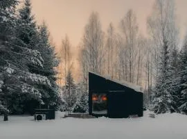 Briežu Stacija Forest Cabin with Hot Tub