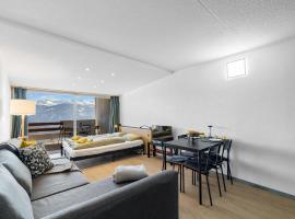 Studio avec balcon & vue dégagée, Anzère centre – hotel w mieście Anzère