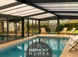 Harmony Homes La Chapelle-Hareng - Indoor Pool Sauna & Spa
