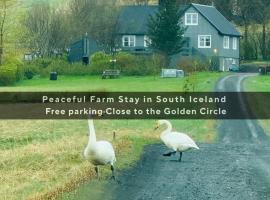 Viesnīca Ásgarður Farm Stay Apartment pilsētā Selfosa