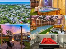 Pool Hot Tub Massage Chair Free EV Charger 5 Mins to Beaches!