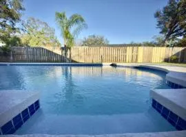 Luxury 4BR Getaway with Heated Pool & Cozy Vibes!