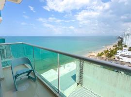 Magico Apartamento Frente al Mar 5 Habitaciones OS121, hotel i Coveñitas