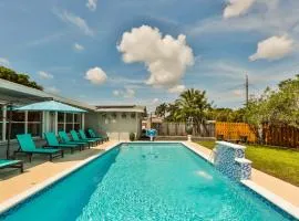 Hollywood Tropical Paradise vibe waterfall pool villa