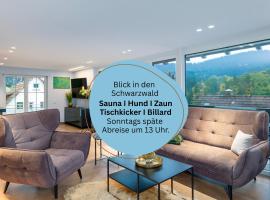 Waldklang Refugium Schwarzwald - eingezäunt - Außen-Sauna - Tischkicker - Billard, hotel a Alpirsbach