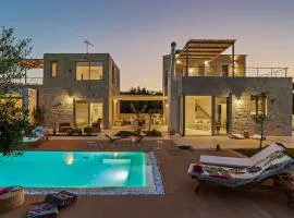 Annassa Experience Villa 2' walk from Almyrida beach