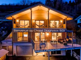 Chalet Diognysos B&B, Wellness & Boutique Hotel, hotel sa Crans-Montana