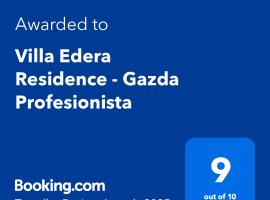 Villa Edera Residence - Gazda Profesionista，布加勒斯特的飯店