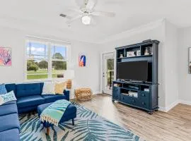 Golf-course-front villa at Crow Creek with screened porch and washer/dryer
