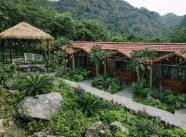 Trang An Mountain River