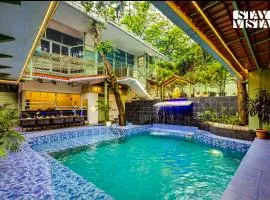 The Green Post by StayVista with Complimentary Breakfast, Pool at Candolim