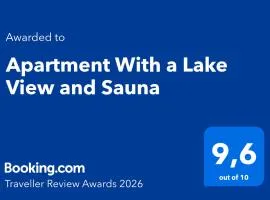 Apartment With a Lake View and Sauna