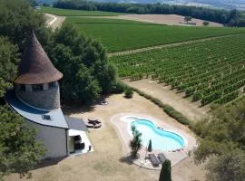 Romantic 18th-Century Windmill Retreat with Pool, Hot Tub Panoramic Views