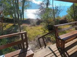 Cabaña Grande - Acceso directo a playa lago Caburgua y cancha de tenis - direct access Beach in Caburgua Lake and tenis court