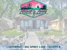 Anchors Away Cottage on Big Spirit Lake