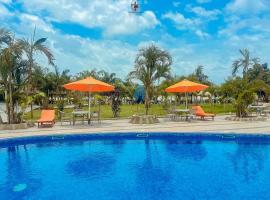 Como&eacute; Lodge H&ocirc;tel Resort & Spa，大巴薩姆的木屋