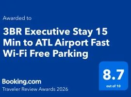 3BR Executive Stay 15 Min to ATL Airport Fast Wi-Fi Free Parking