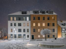 Abertamy Platz Apartments、アベルタミのホテル