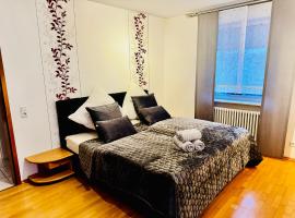 130 qm Apartment mit Garten und Stellplatz, Hotel in Riegelsberg