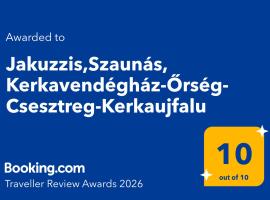Jakuzzis,Szaunás,Kerkavendégház-Őrség-Csesztreg-Kerkaujfalu, Hotel in Csesztreg