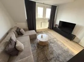 Modernes Apartment Mülheim - freie Parkplätze, Smart-TV, WLAN, Nähe Messe Essen & Düsseldorf