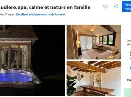 Grand gite rénové, jacuzzi, jardin, rivière, calme