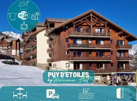 Puy d'Étoiles, Ski aux pieds, 6 pers,superbe 2P cabine, Hotel in Puy-Saint-Vincent