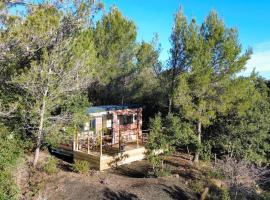 Tiny House du volcan de la brasserie aixpression, hotel en Rognes